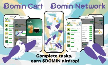 Explore Domin Network with Airdrops